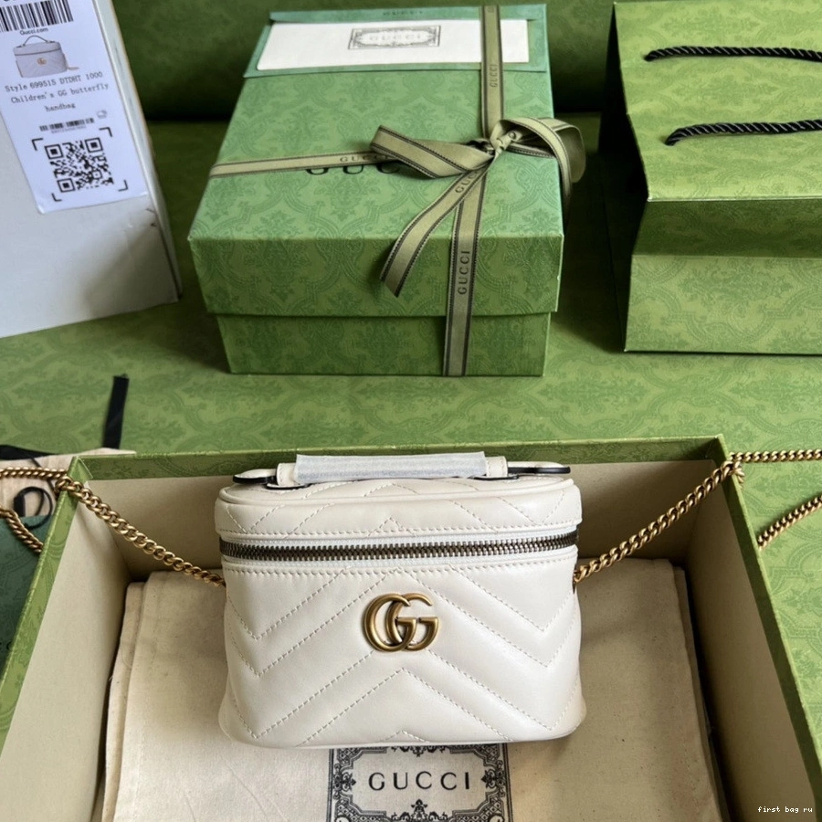 bag GUCCI Marmont top handle GG mini 0728